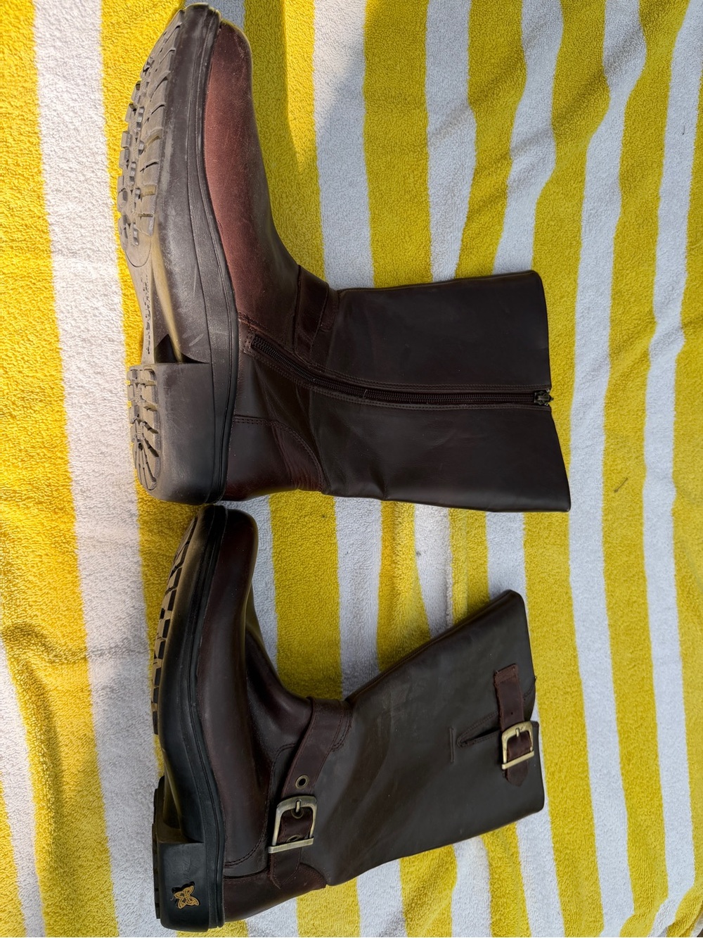Alegria Brown Leather 41 new Boots - Picture 5 of 6